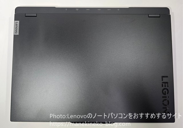 Legion Pro 7i Gen 8(82WQ0034JP)の天板